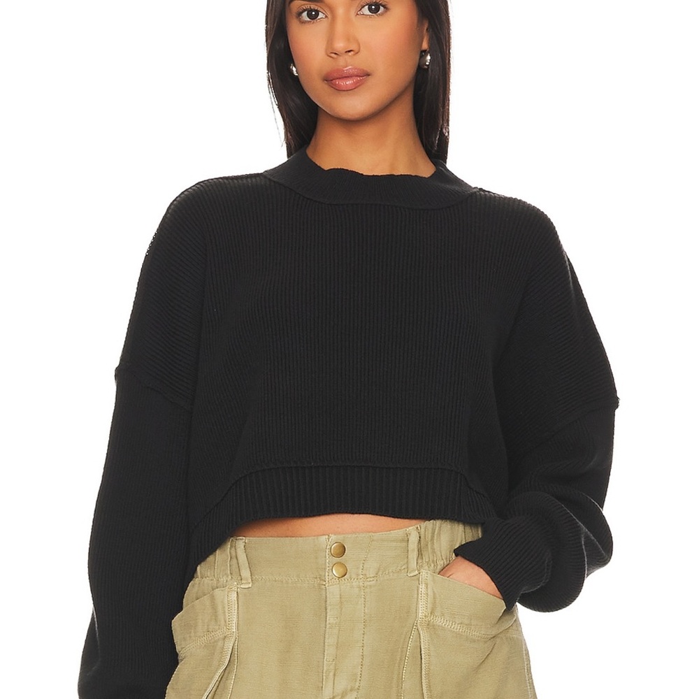Free people easy street cropped sweater